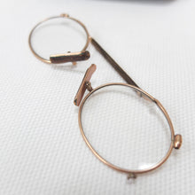 1917 Antique Pince-Nez Spectacles & Case