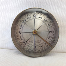 J. H. Steward Brass Box Pocket Compass c.1890