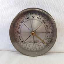 J. H. Steward Brass Box Pocket Compass c.1890
