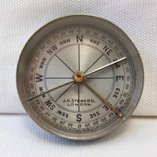 J. H.Steward Brass Box Pocket Compass c.1890