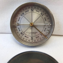 J. H. Steward Brass Box Pocket Compass c.1890