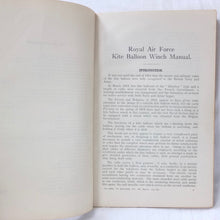 Air Ministry Kite balloon Manual (1921)