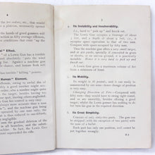 WW1 Lewis Machine Gun Manual (1918)