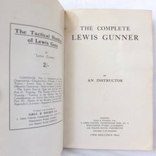WW1 Lewis Machine Gun Manual (1918)