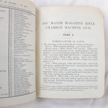 Maxim .303 Machine Gun Handbook (1915)