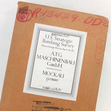 U.S. Strategic Bombing Survey Report - Mockau, Leipzig (1945)