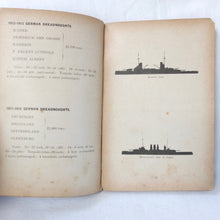 WW1 German Ships Naval Recognition Manual (1914)