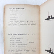 WW1 German Ships Naval Recognition Manual (1914)