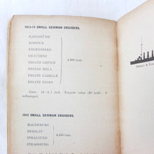 WW1 German Ships Naval Recognition Manual (1914)