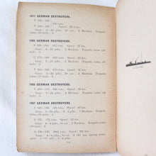 WW1 German Ships Naval Recognition Manual (1914)