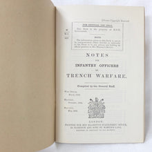 WW1 Notes on Trench Warfare (1917) | Compass Library