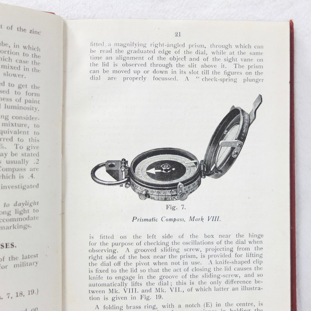 Perismatic Compass The Prismatic Compass and How To Use It (1917) | Compass Library