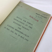 WW2 RAF Most Secret Intelligence Report (1942) | Western Desert