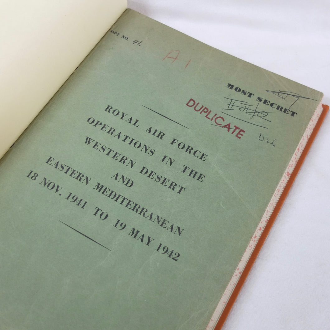 WW2 RAF Most Secret Intelligence Report (1942) | Western Desert