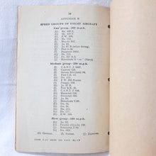 WW2 Anti-Aircraft Gun Sight Manual (1943)