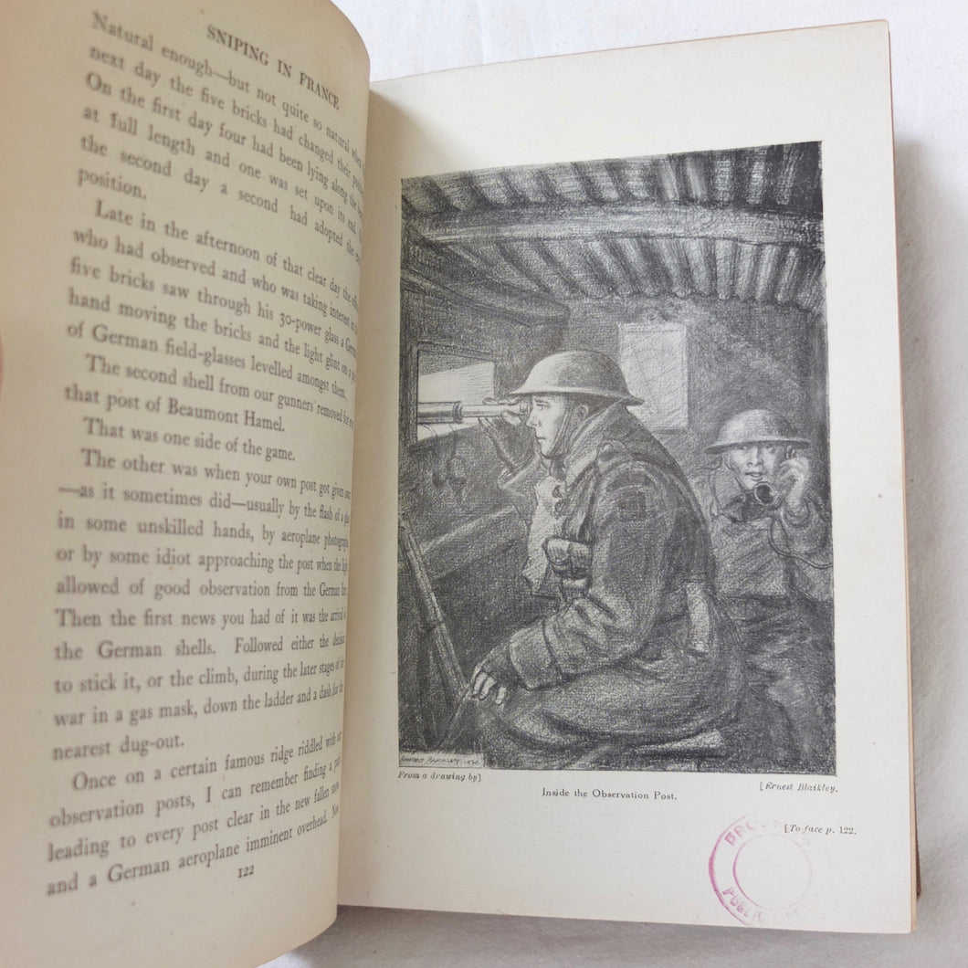 Sniping in France (1920) | Major H. Hesketh Prichard