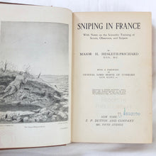 WW1 Sniping in France | Hesketh-Prichard