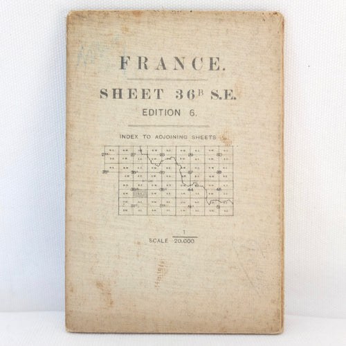 WW1 1916 Trench Map | 36B S.E. 1/20,000 | Compass Library